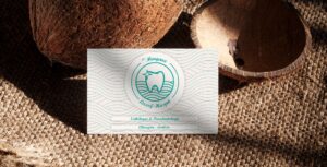 carte de visite avec logo dentiste